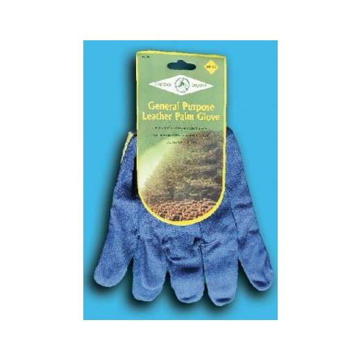 PAIR GLO14 2W MENS SUEDE LEATHER PALM COTTON BACK GLOVES