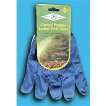PAIR GLO14 2W MENS SUEDE LEATHER PALM COTTON BACK GLOVES