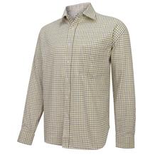 HOGGS PURE COTTON TATTERSALL NAVY/OLIVE SHIRT