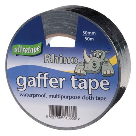 GAFFA 50MM X 50M TAPE BLACK