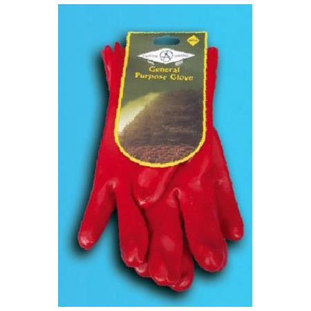 PAIR NO14 LARGE PVC GAUNTLET GLOVES