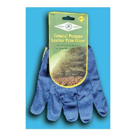 PAIR GLO14 2W MENS SUEDE LEATHER PALM COTTON BACK GLOVES