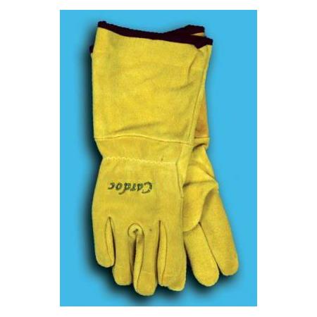 PAIR GL006 16W MENS BEIGE ROSE GROWERS GAUNTLETS
