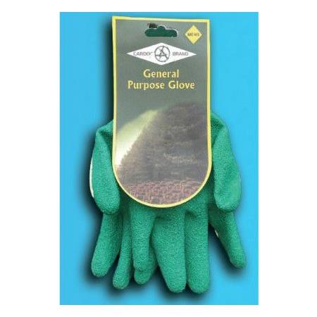 PAIR NO 25 MENS GREEN GRIPPA GLOVES 048-043