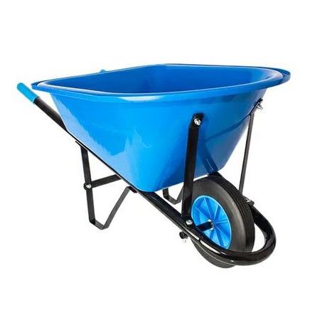 CHILDRENS BLUE WHEELBARROW