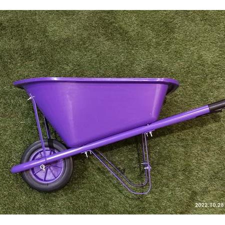 CHILDRENS PURPLE WHEELBARROW