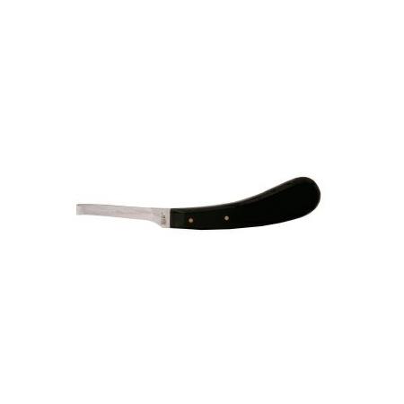 HOOF KNIFE RIGHT HAND EBONY HANDLE