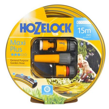 Hozelock Maxi Plus Hose Starter Set 15m