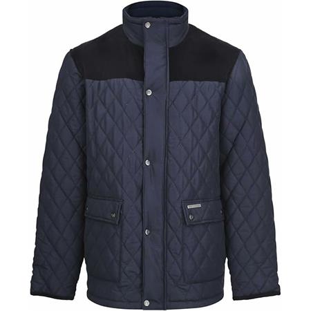 LEWIS NAVY QUILTED JACKET CHAMPION