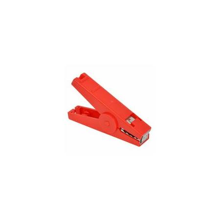 SINGLE CROCODILE CLIP RED