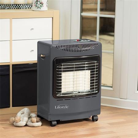 MINI HEATFORCE GREY CABINET GAS HEATER