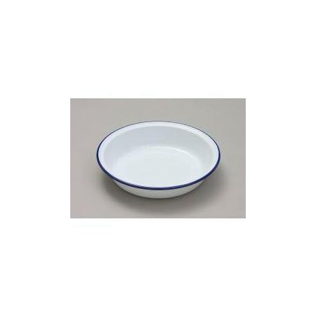 22cm x 4.5D Pie Dish Round - Traditional White