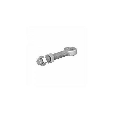 8&quot;X3/4&quot; ZP ADJUSTABLE GATE EYE &amp; 2 NUTS