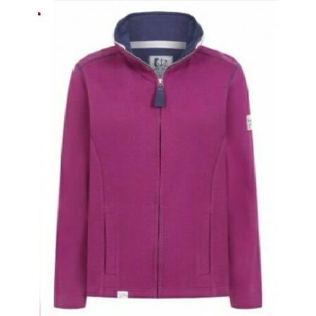 LAZY JACKS BERRY SUPER SOFT SWEATSHIRT FULL ZIP