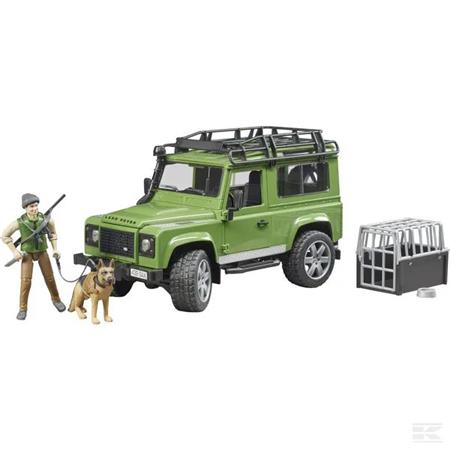 BRUDER LANDROVER FORESTER DOG