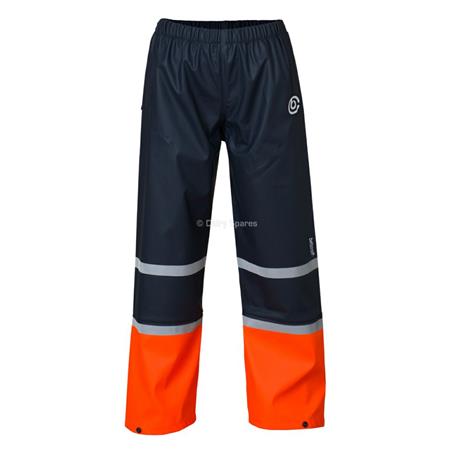 CHILDS TUFFBAK OVERTROUSERS ORANGE/NAVY