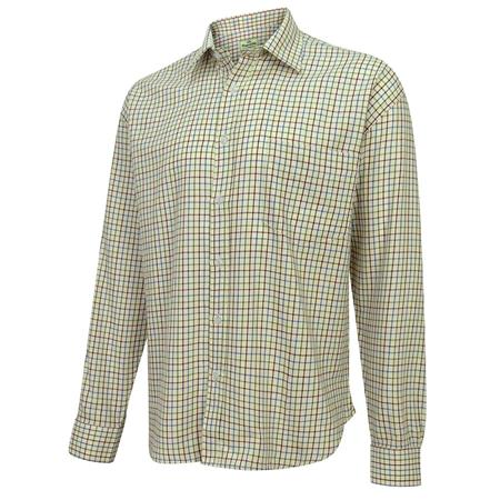 HOGGS PURE COTTON TATTERSALL WINE/BLUE/GREEN SHIRT