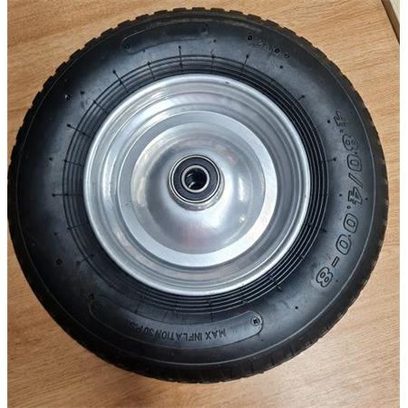 2 PLY TYRE AND WHEEL TO FIT JFC TWIN WHEEL BARROW