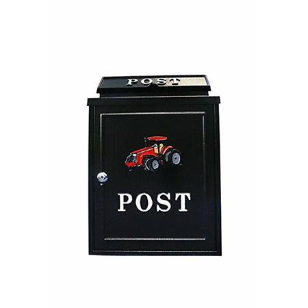 RED TRACTOR POSTBOX