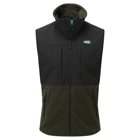 FLEECE VEST RIDGELINE OLIVE/BLACK HYBRID
