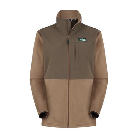 RIDGELINE WOMENS BARK/LIGHT BARK HYBRID JACKET
