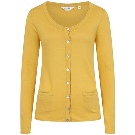 ROUND NECK CARDIGAN GORSE