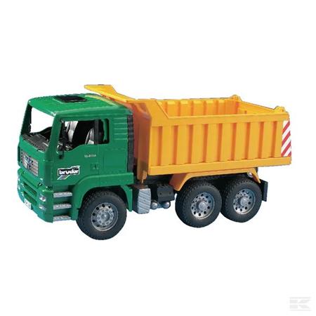 BRUDER MAN TIP UP TRUCK