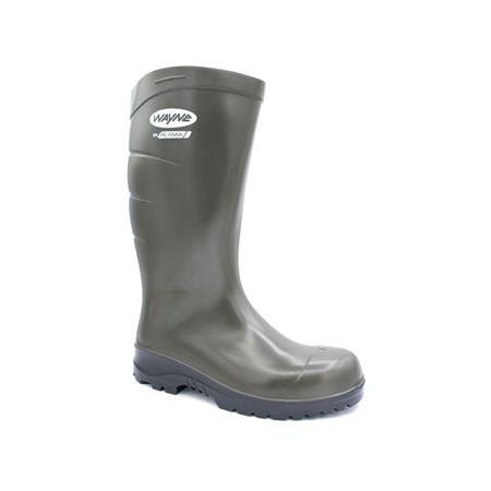Wayne S5 Safety Plus PU Wellingtons Green