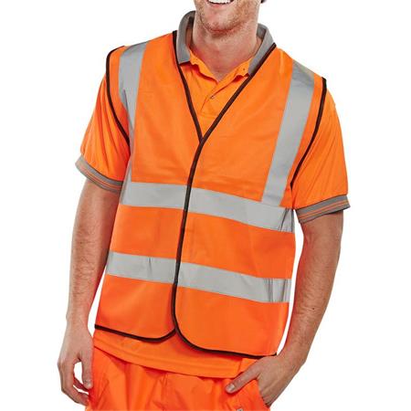 BSEEN EN ISO 20471 VEST ORANGE
