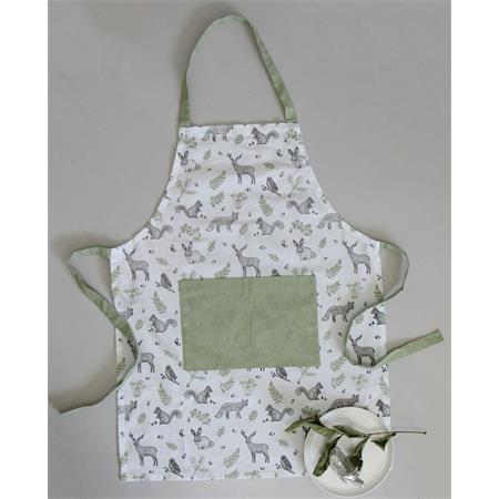 WOODLAND COTTON APRON 60 X 80