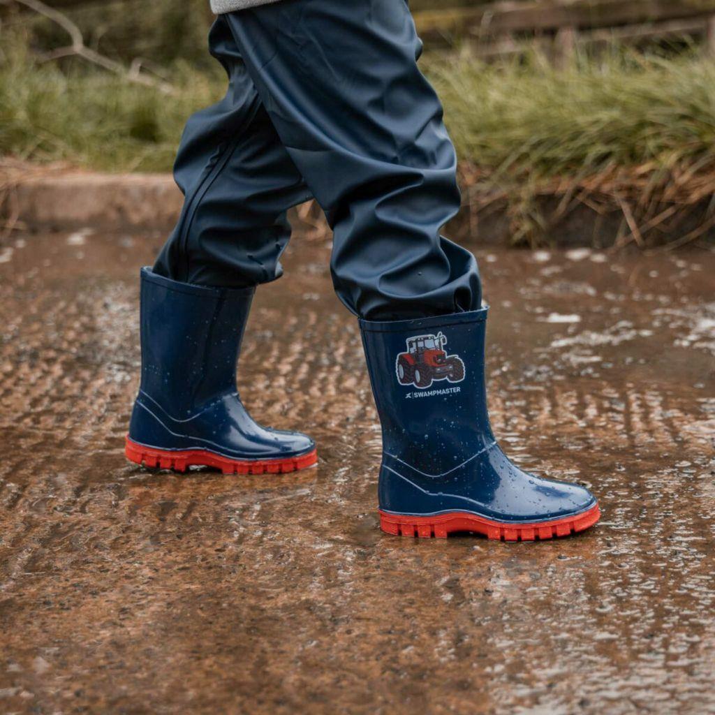 SWAMPMASTER JUNIOR TRACTOR WELLINGTON NAVY/RED