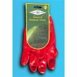 PAIR NO 15 SMALL PVC KNITWRIST GRIP GLOVES 048-009