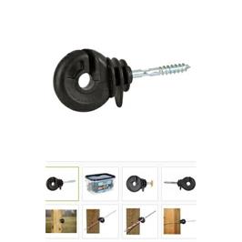 Essentials Wood Screw Ring Insulator (100) inc. Insulator Sp