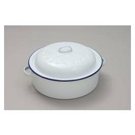 20cm x 8.5D Falcon Roaster Round - Traditional White