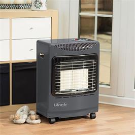 MINI HEATFORCE GREY CABINET GAS HEATER