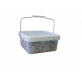 40 X 4MM BARBED STAPLES 10KG TUB
