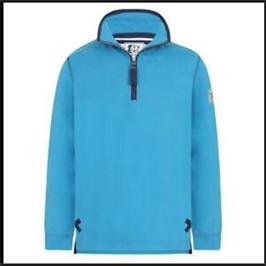 LAZY JACKS PEACOCK SUPER SOFT PLAIN SWEATSHIRT HALF ZIP