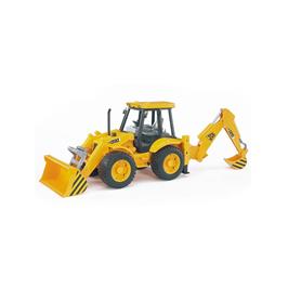 BRUDER JCB 4CX TRACTOR W/FRONTLOADER &amp; DIGGER