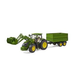 JOHN DEERE 7R 350 W/FRONTLOADER &amp; TIPPING TRAILER