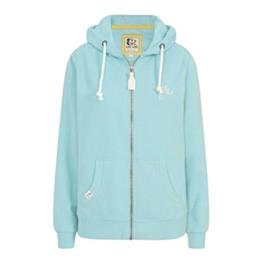LAZY JACKS PLAIN ZIP THRU HOODY SWEATSHIRT OCEAN