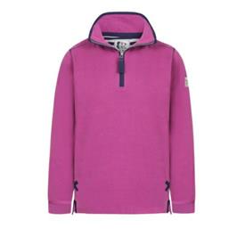 LAZY JACKS 1/4 ZIP SWEATSHIRT BLUSH