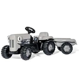 ROLLYKID LITTLE TOY GREY FERGIE WITH TRAILER RIDE ON