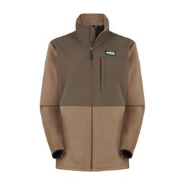 RIDGELINE WOMENS BARK/LIGHT BARK HYBRID JACKET
