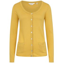 ROUND NECK CARDIGAN GORSE