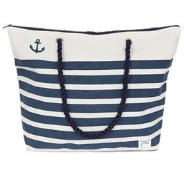 CANVAS BEACH BAG STRIPE