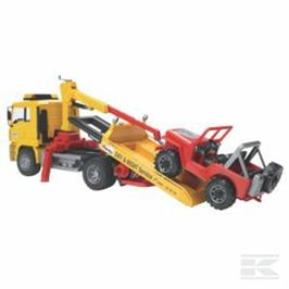 BRUDER MAN BREAKDOWN TRUCK AND CROSS COUNTRY VEHICLE