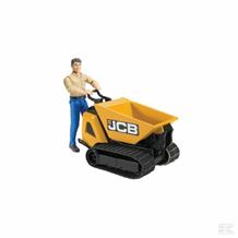 JCB DUMPSTER WITH WORKER