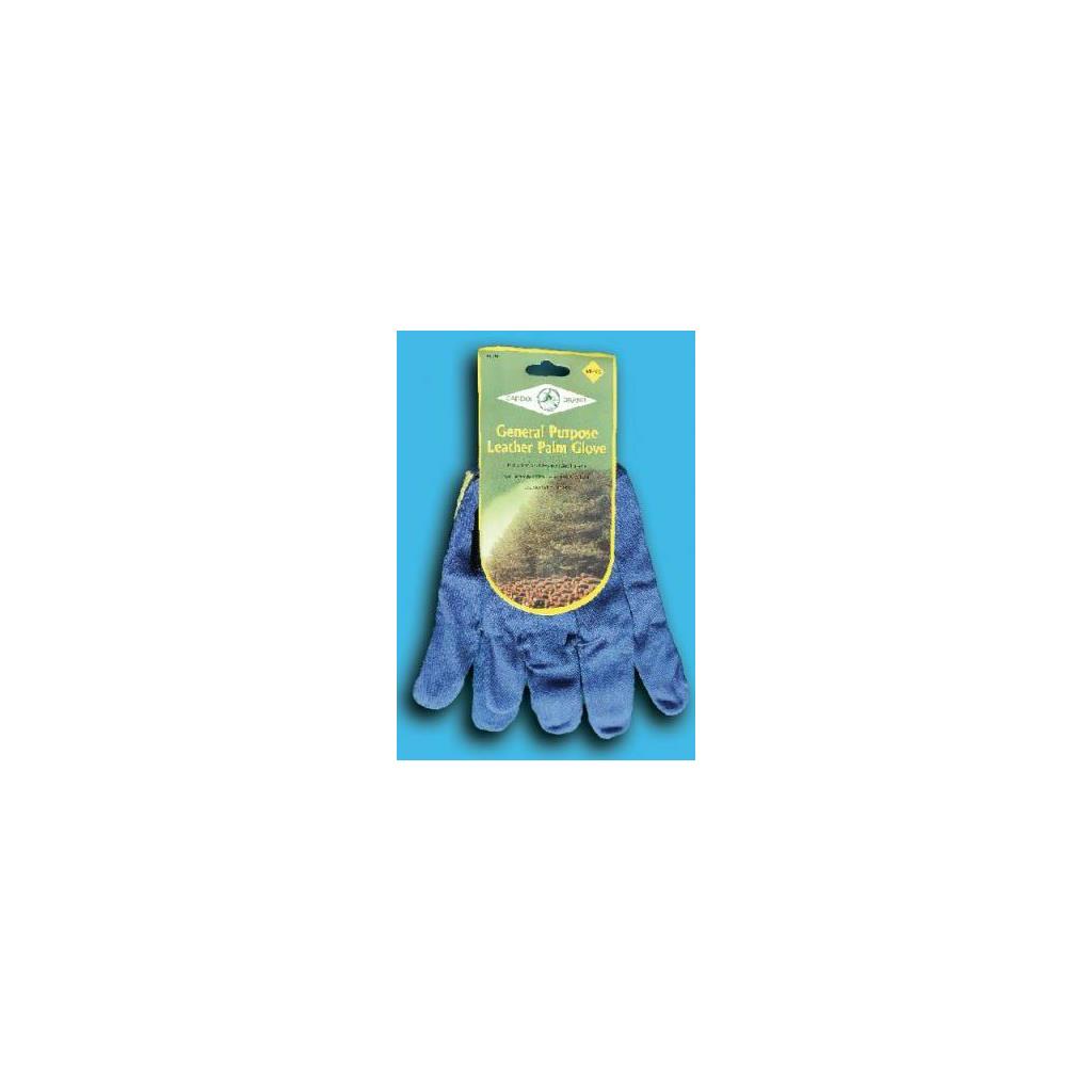 PAIR GLO14 2W MENS SUEDE LEATHER PALM COTTON BACK GLOVES