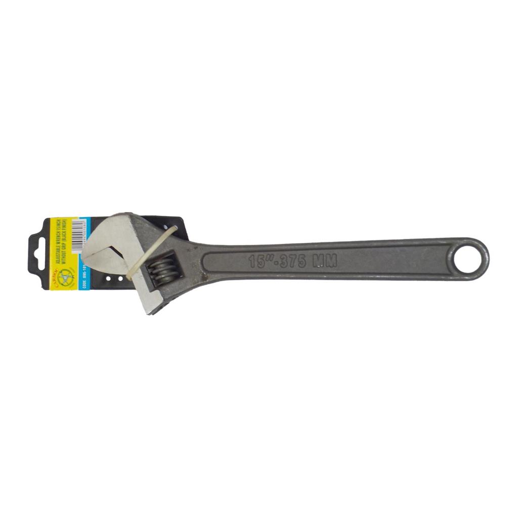 15&quot; Adjustable Wrench Without grip (Black Finish)