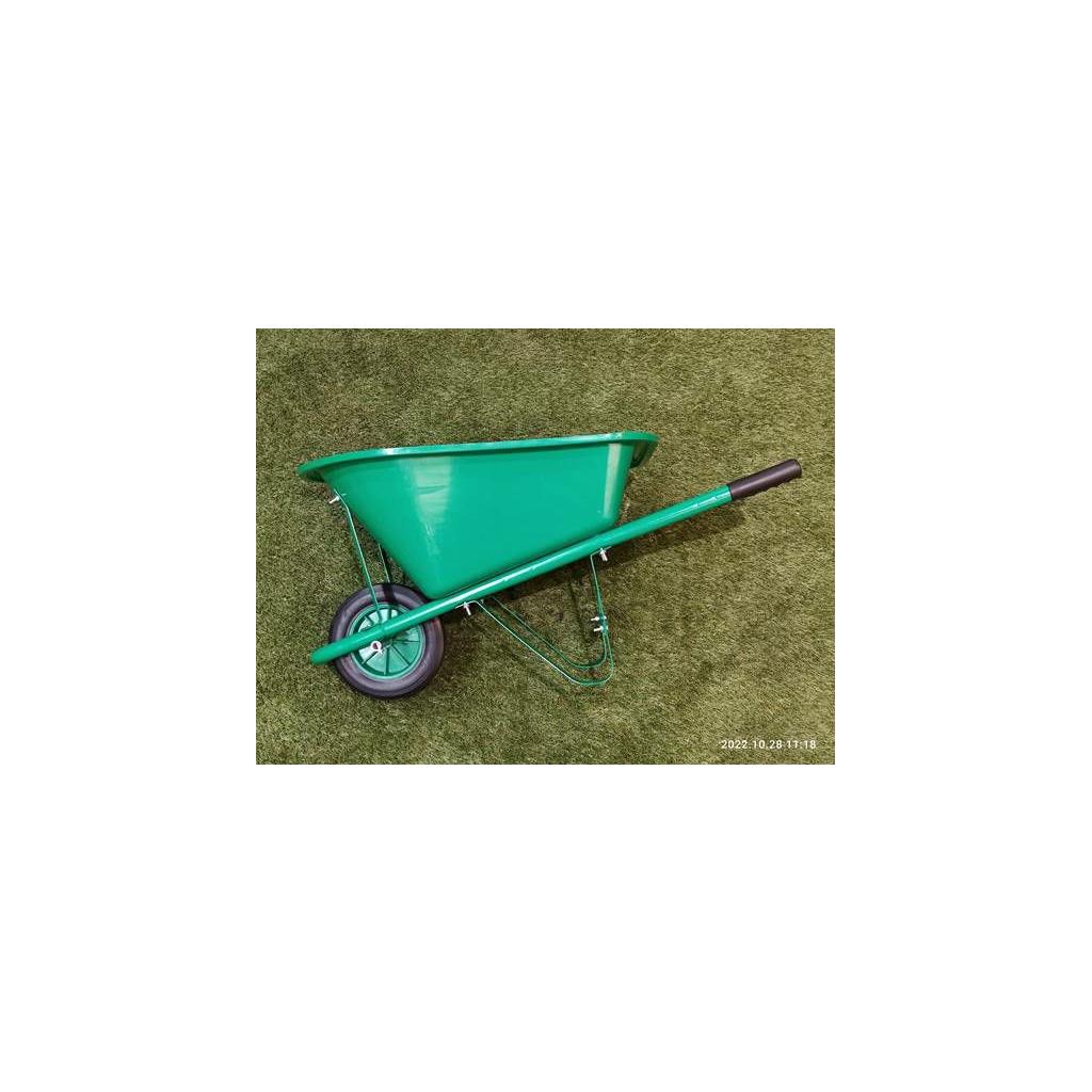 CHILDRENS GREEN WHEELBARROW
